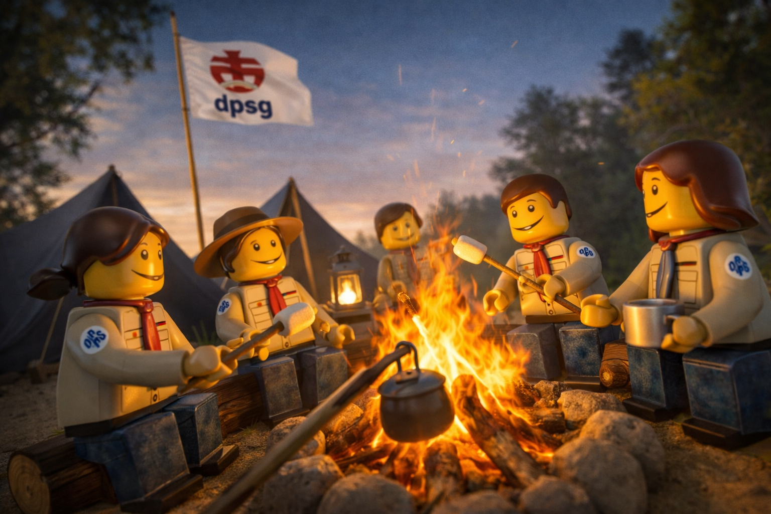 LEGO-Figur Abendrunde