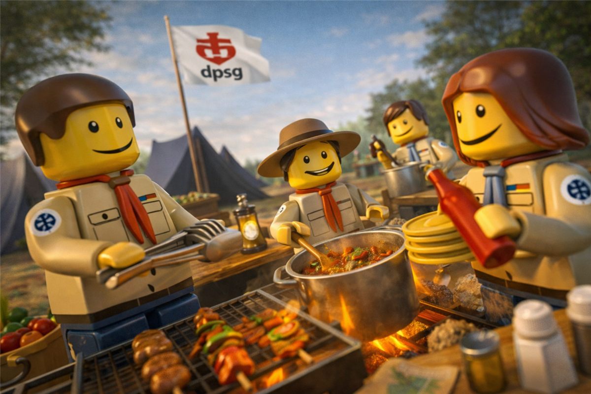 LEGO-Szene: Grillen